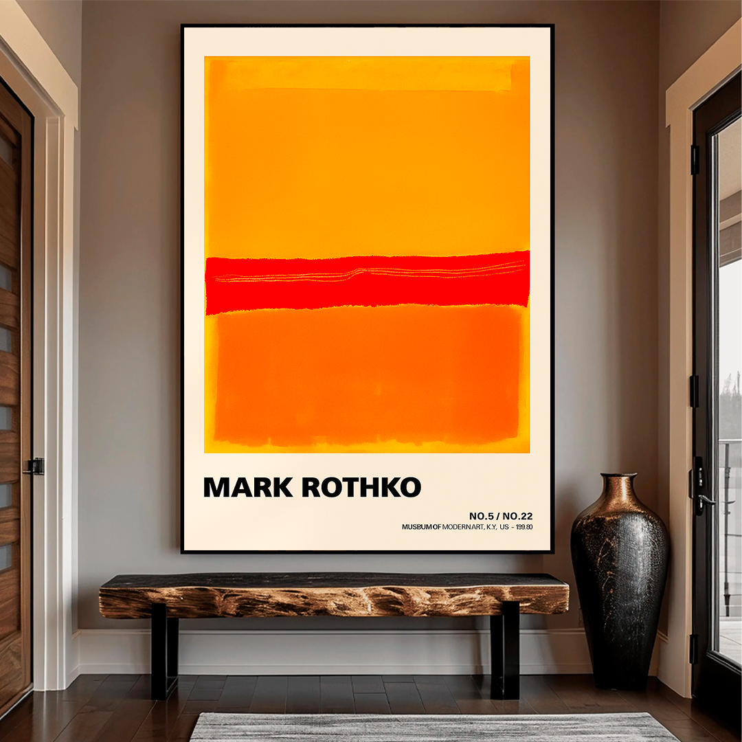 Quadro Decorativo Mark Rothko Musbum Of Modern Art